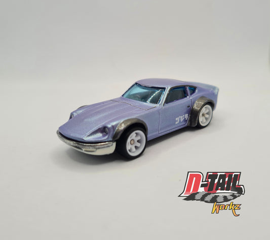 Violet Brushed Show Car Nissan 240z With Custom Acrylic Case