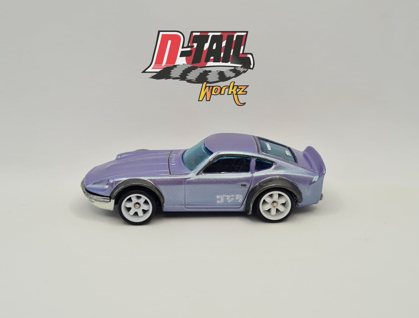 Violet Brushed Show Car Nissan 240z With Custom Acrylic Case