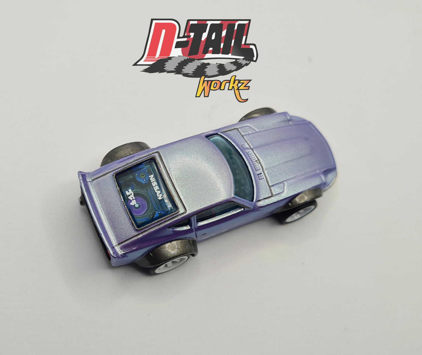 Violet Brushed Show Car Nissan 240z With Custom Acrylic Case