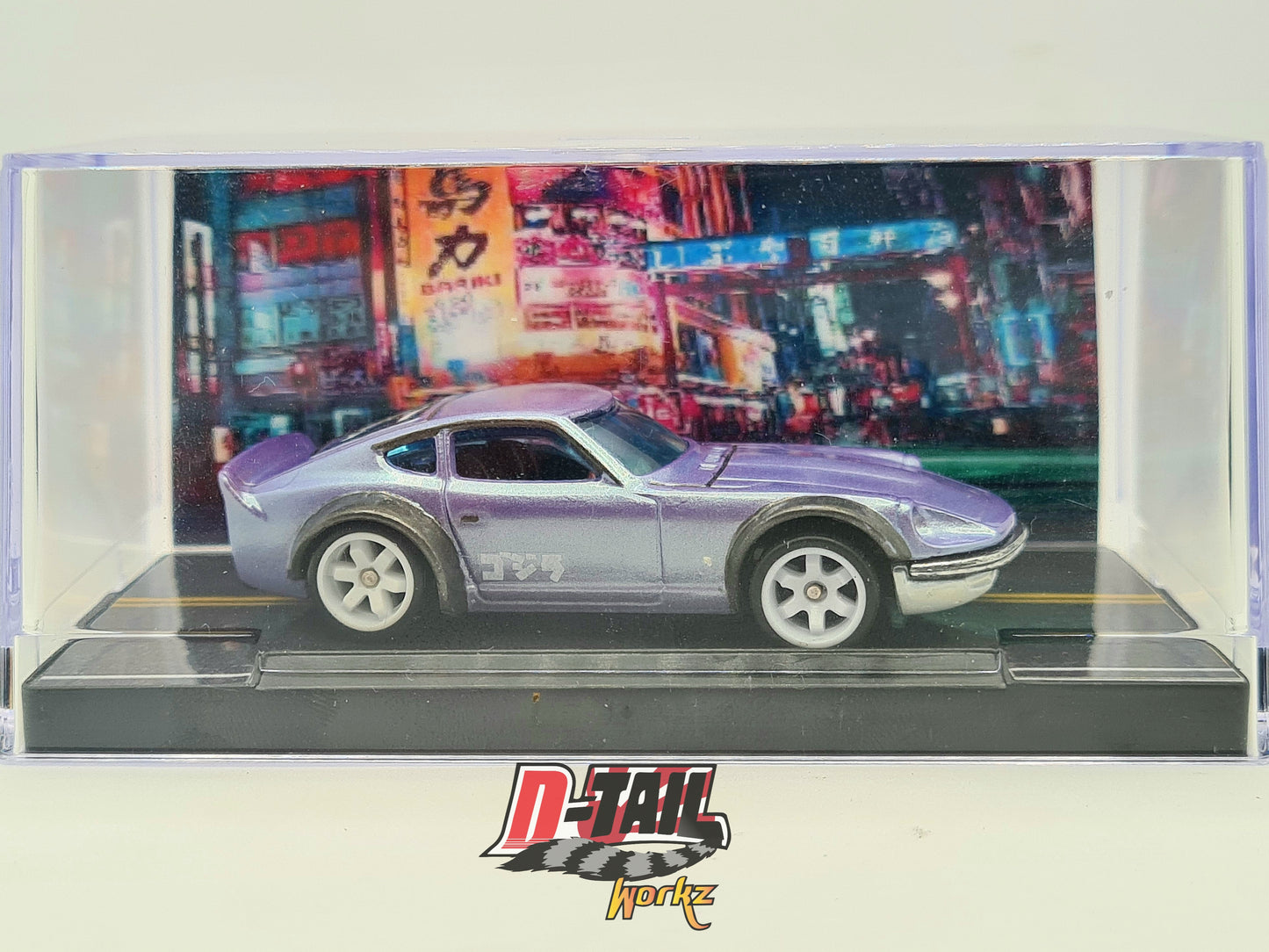 Violet Brushed Show Car Nissan 240z With Custom Acrylic Case